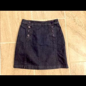 Used: LOFT, Jeans skirt, blue